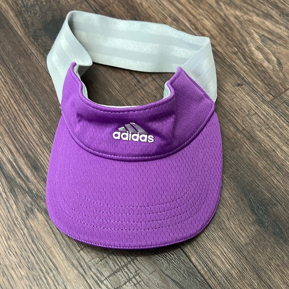 adidas Accessories - Adidas Purple and Gray Visor